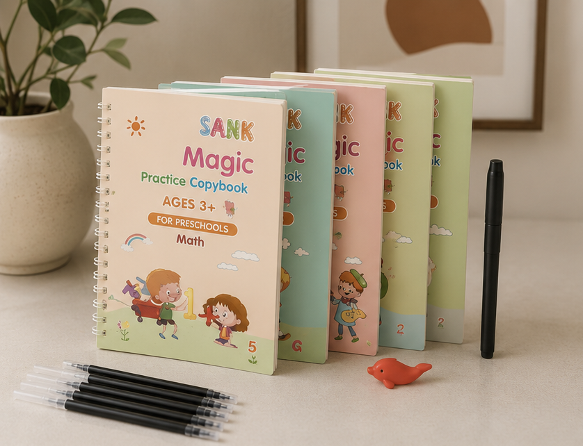Little Scholar™ – Reusable Magic Practice Book Set