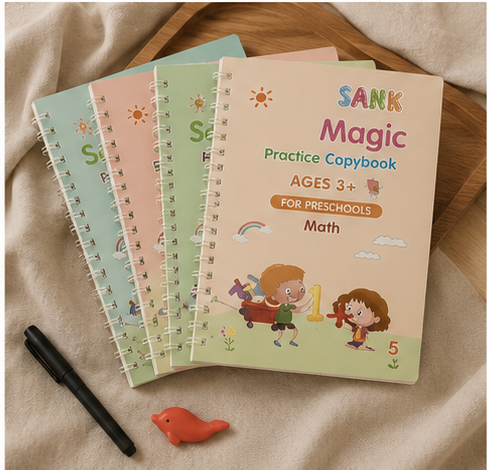Little Scholar™ – Reusable Magic Practice Book Set