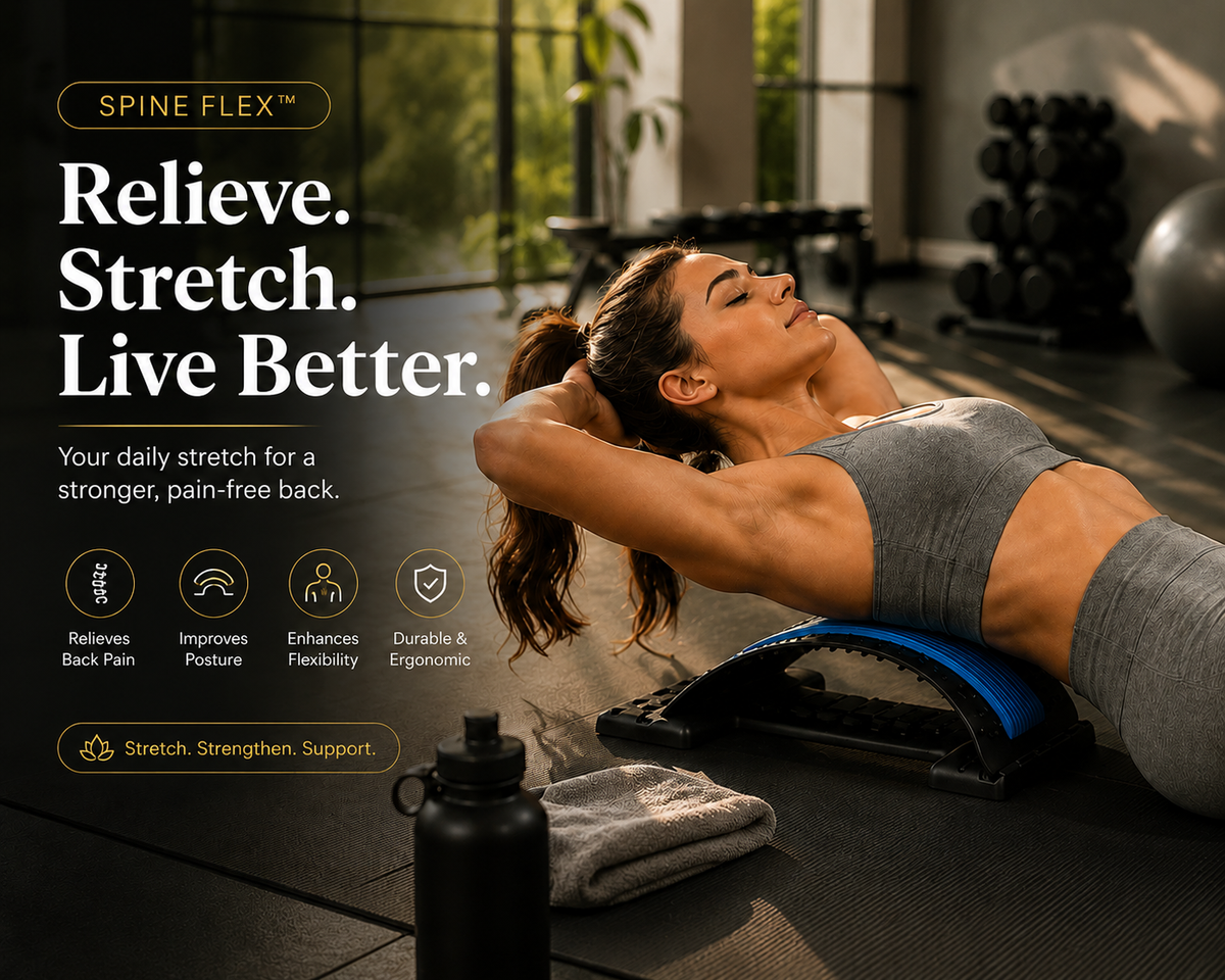 SpineFlex™ Premium Back Stretcher